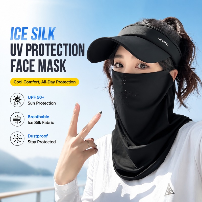 Men's Women's Ice Silk UV Prot - Sports Mask Breathable recension och pris