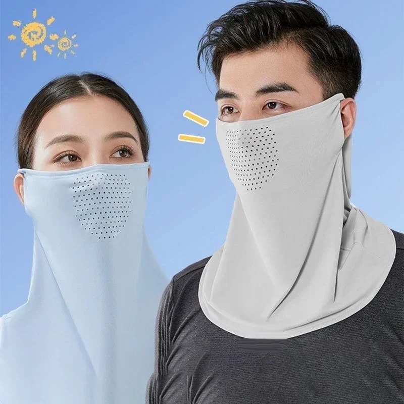 Men's Women's Ice Silk UV Prot - Sports Mask Breathable recension och pris