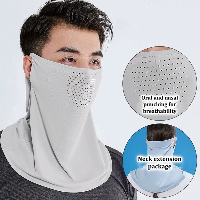 Men's Women's Ice Silk UV Prot - Sports Mask Breathable recension och pris