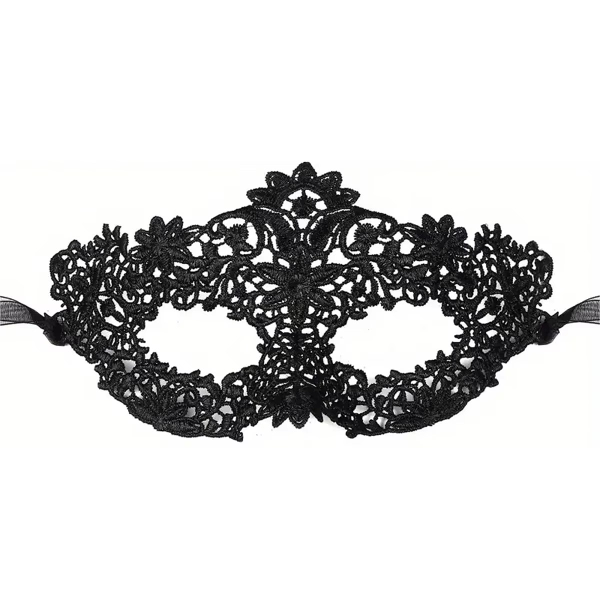 2pcs Elegant Black Lace Masque - Black Face Mask Pack recension och pris