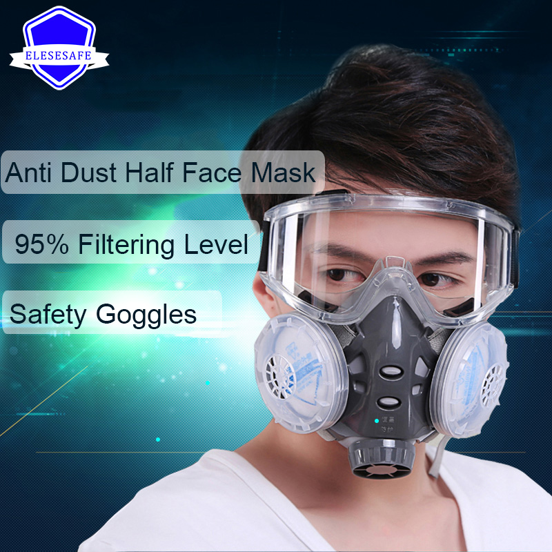 New Anti Dust Mask Full Face R - Dust Mask Construction recension och pris