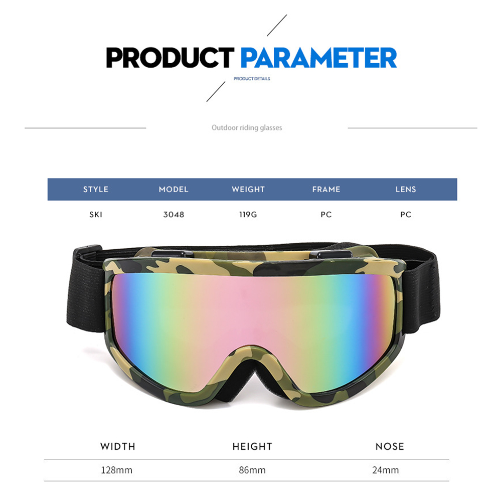 Anti-Fog Ski Goggles Motorcycl - Anti Pollution Mask recension och pris