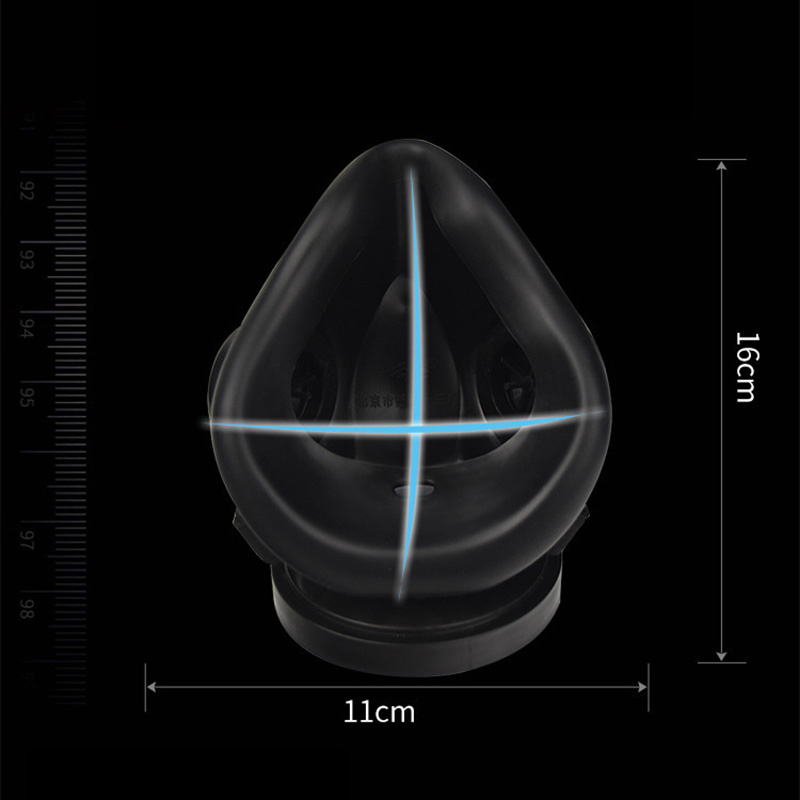 New Half Face Black Gas Mask R - Dust Mask Construction recension och pris