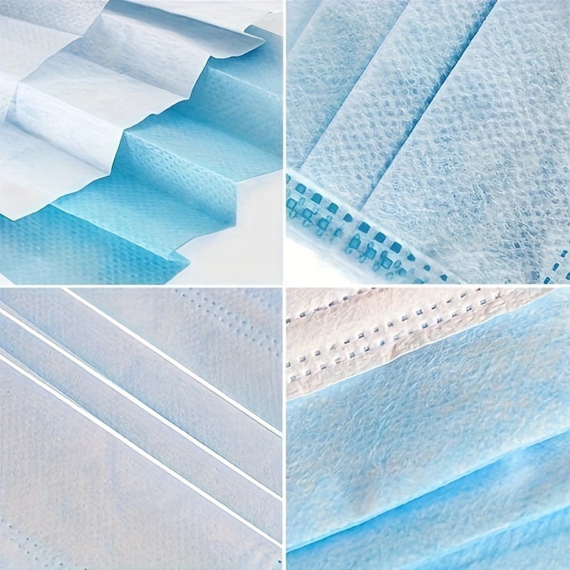 Fast Delivery! 300Pcs Thick Bl - Disposable Mask Blue recension och pris