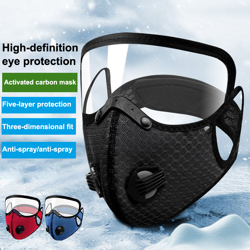 New Cycling Face Mask With Fil - Dust Mask Construction recension och pris