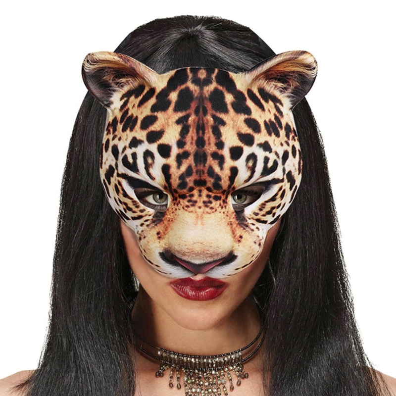 Leopard Mask Party Mask Dress  - Respirator Half Face recension och pris