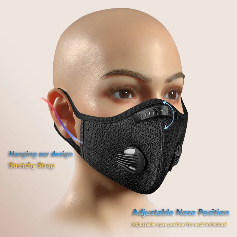 1PCS Cycling Mask With Activat - Dust Mask Construction recension och pris