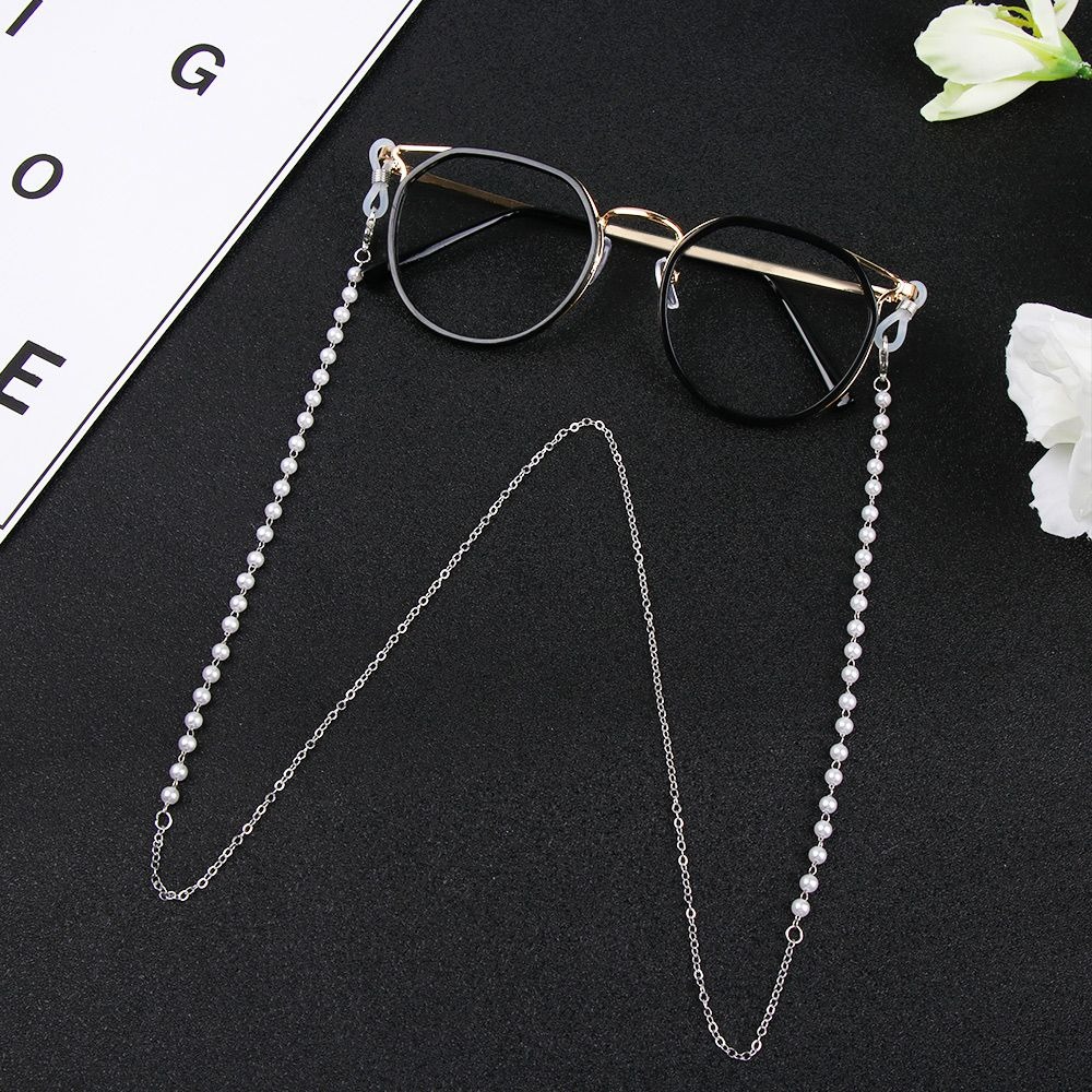 Fashion Flower Beads Eyeglass  - Mask Chain Holder recension och pris