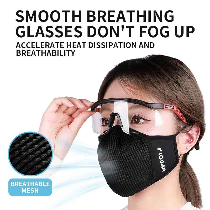 YIQUAN Sports Cycling Mask - D - Anti Pollution Mask recension och pris