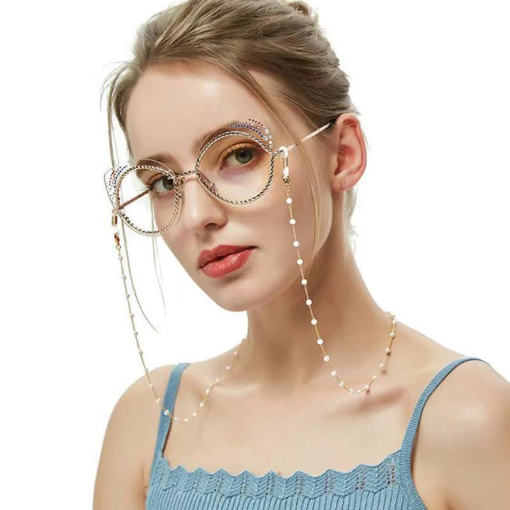 Crystal Beaded Chain for Mask  - Mask Chain Holder recension och pris