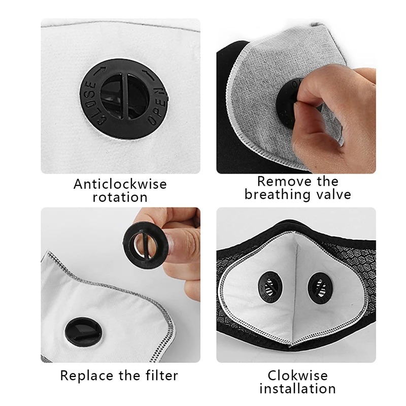 Cycling Dustproof PM2.5 Active - Dust Mask Construction recension och pris