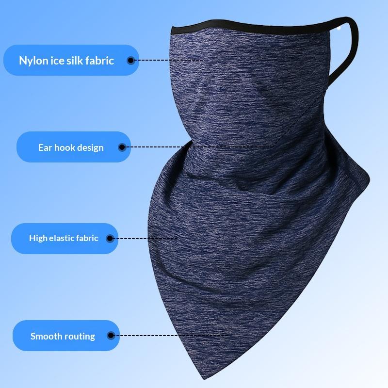 Ice Silk Full Face Mask*Men Ea - Sports Mask Breathable recension och pris
