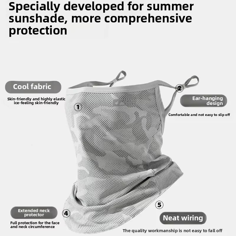 Cycling Mask Anti-UV Sunscreen - Sports Mask Breathable recension och pris